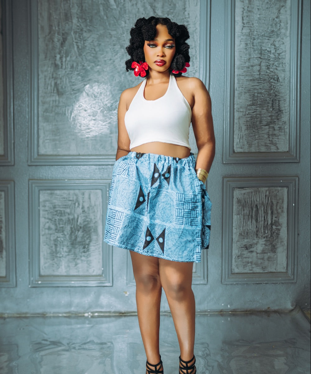 The Nia Mini Skirt - Multicoloured