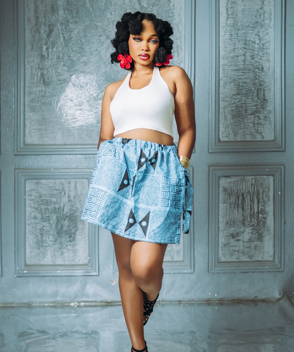 The Nia Mini Skirt - Multicoloured